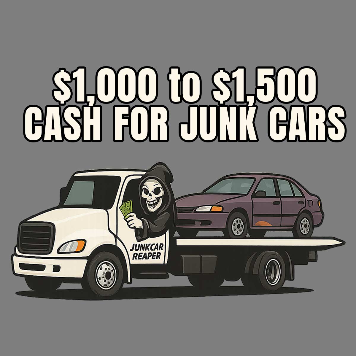 1000-to-1500-for-junk-cars Junk Car Reaper pays $1000 to $1500 for junk cars with valuable parts